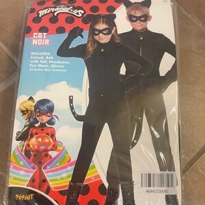 Miraculous Cat Noir Kids Superhero Costume - Black